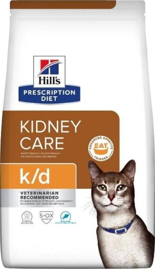 Hill's k/d Kidney Care Tørrfôr til Katt med Tunfisk 1,5 kg Hill's k/d Kidney Care Tørrfôr til Katt med Tunfisk 1,5 kg