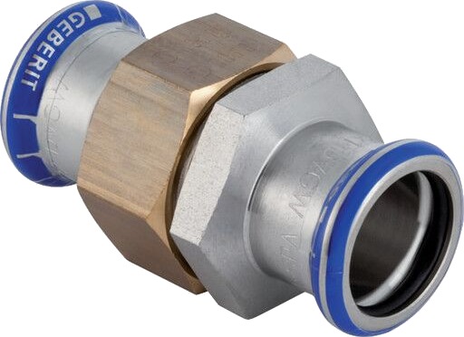54 mm unionsmuffe/muffe Mapress RF/messing