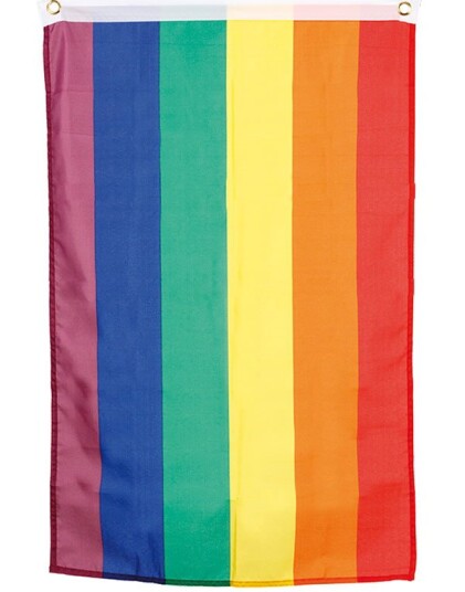 Regnbuefarget Flagg 150x90 cm Regnbuefarget Flagg 150x90 cm
