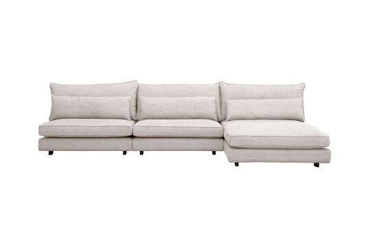 Selected Exclusive Chelsea modulsofa Pietro natural Pietro Hvit