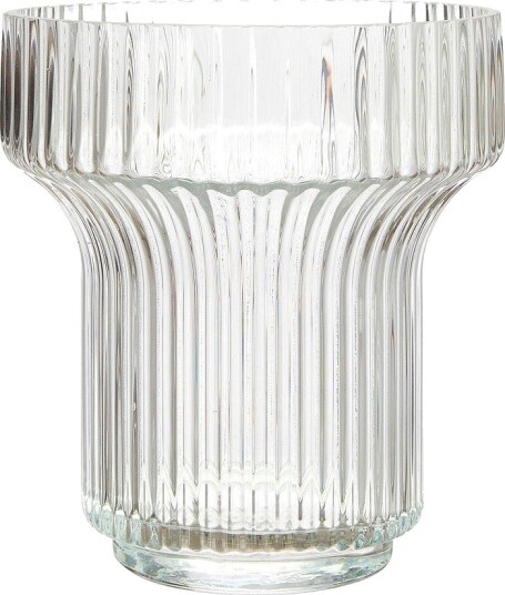 Wikholm Form Groove Tulipanvase Transparent