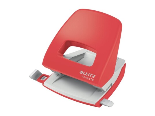 Leitz Nexxt Recycle - Hullstanser - 30 Ark / 3 Mm - Plast Metall - Rød