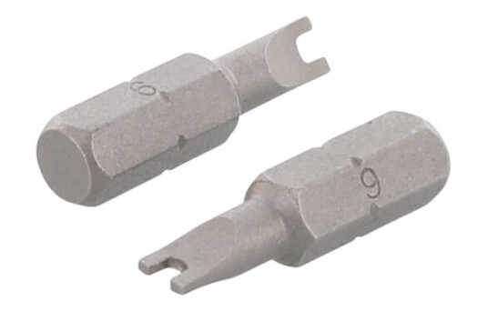 Schäfer & Peters 91096 Sikkerhetsbits for to-hulls drift 1/4"x25 SP-6 Maskintilbehør & forbruk