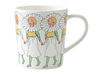 Design House Stockholm Elsa Beskow Kopp med håndtak Prestekrage 40 cl