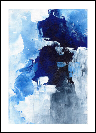 Winter Night Poster Plakat / 50x70cm