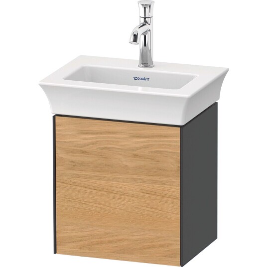 Duravit White Tulip Servantskap m/1 dør 38,4x29,8x41 cm Eik/Grafitt Høyglans
