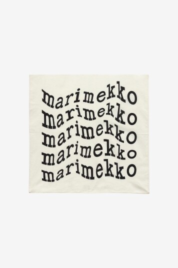 Marimekko Skjerf Astrilli Logo Svart