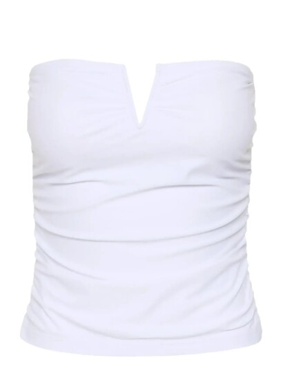 Gestuz Gzmao Tube Top - White - XL Gestuz Gzmao Tube Top - White - XL
