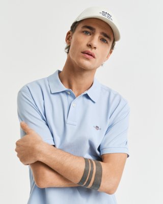 Klassisk piquéskjorte i regular fit FRESH BLUE 4XL