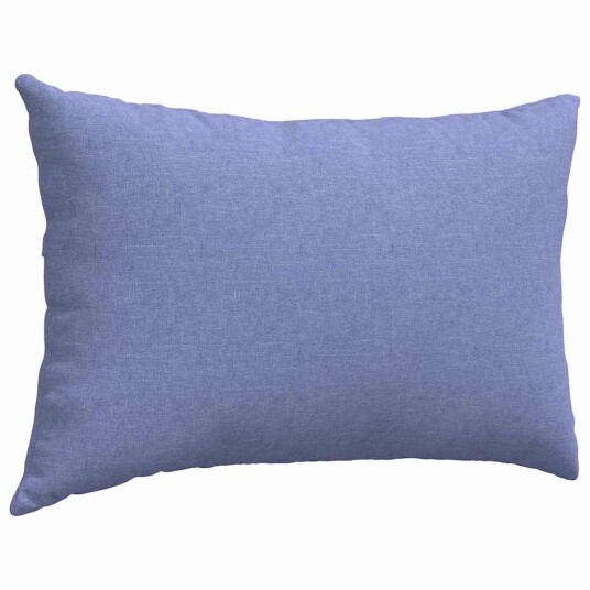 Sofaputer 2 pcs Blå 60 x 40 cm stoff