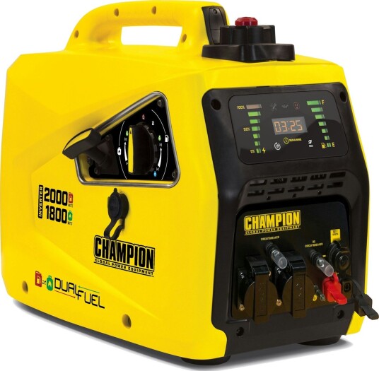Inverter Strømaggregat Champion Generators 82001i 2kW Dual Fuel