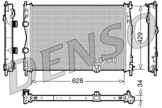 Radiator DENSO DRM46017