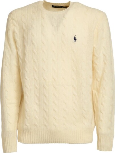 Polo Ralph Lauren Herre Strikkevarer Hvit XL,