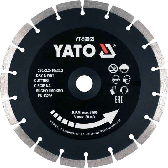 YATO YT-59965 Mellomleggsskive, vinkelsliper
