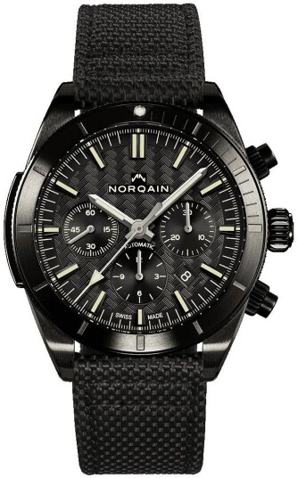 Norqain Herreklokke NB1200B21C/B123/10BC.20B Adventure Sort/Lær Ø42 Norqain Herreklokke NB1200B21C/B123/10BC.20B Adventure Sort/Lær Ø42