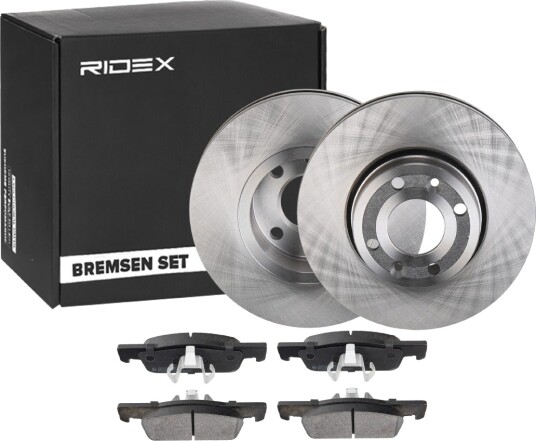 Bremseskiver og klosser RIDEX 3405B1370