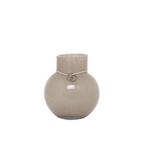 Ernst Vase   Glass H10cm Beige