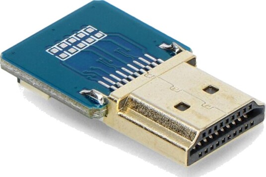 DIY HDMI adapter rett for FFC kabel og egenbygde HDMI kabler