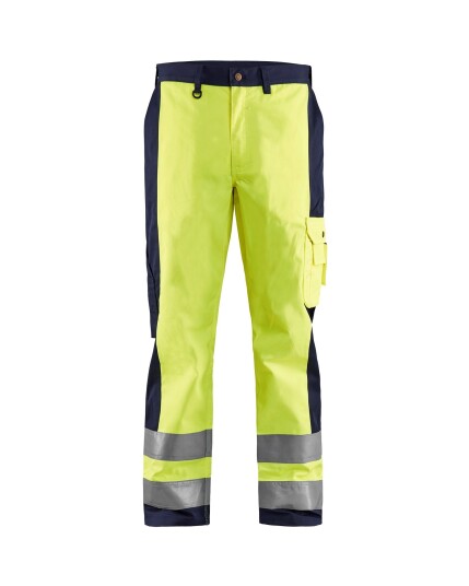 Blåkläder Varselbukse Gul/marineblå C54 Blåkläder Varselbukse Gul/marineblå C54
