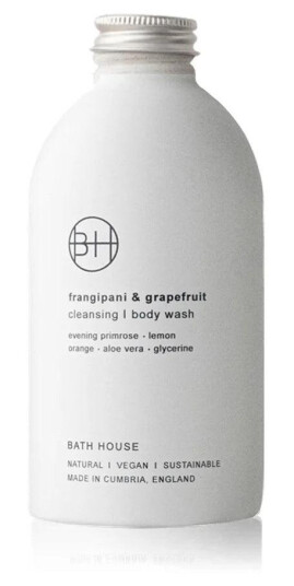 Bath House, Body Wash Frangipani & Grapefruit
