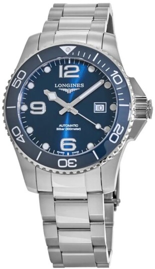 Longines Herreklokke L3.782.4.96.6 Hydroconquest Blå/Stål Ø43 mm