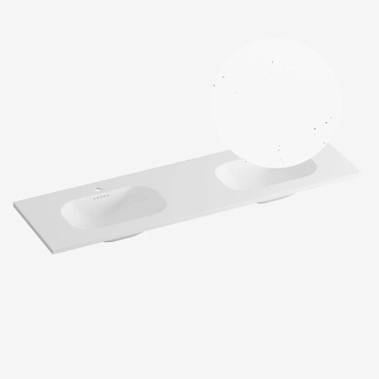 Korsbakken Nice Heldekkende Terrazzo Pepper 160cm Dobbel