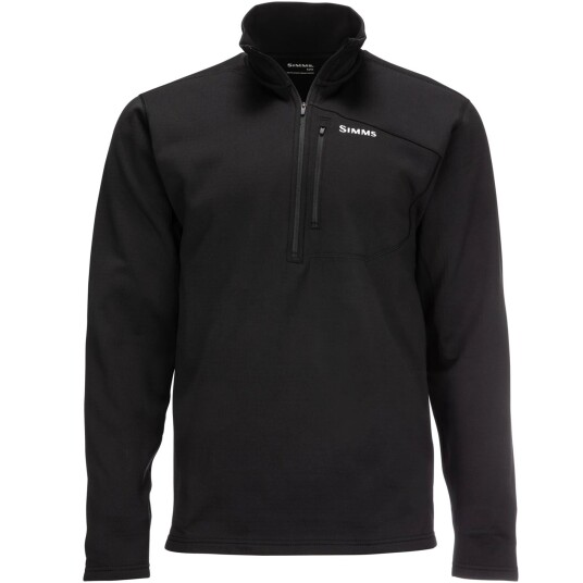 Simms Thermal 1/4 Zip Top Black Simms Thermal 1/4 Zip Top Black
