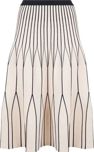 Elisabetta Franchi Dame Skjørt Beige L, Elisabetta Franchi Dame Skjørt Beige L,