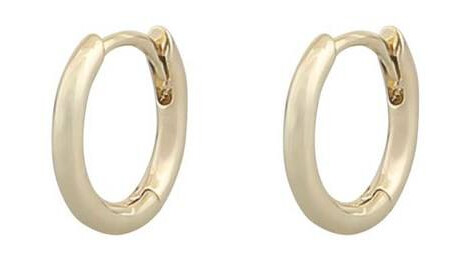 Snö Of Sweden Sevilla Small Ring Earring Plain Gold 12mm Snö Of Sweden Sevilla Small Ring Earring Plain Gold 12mm