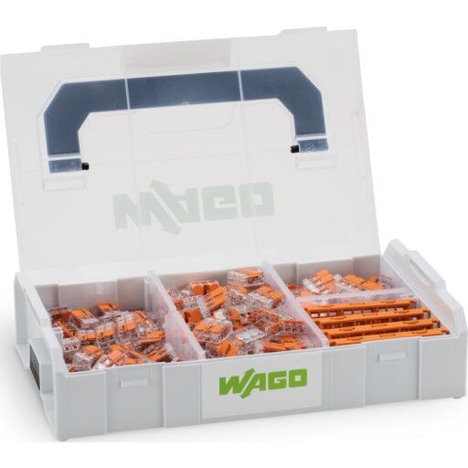 Wago Skjøtehylse L-Boxx Mini 221 Med Skinneholder Wago Skjøtehylse L-Boxx Mini 221 Med Skinneholder