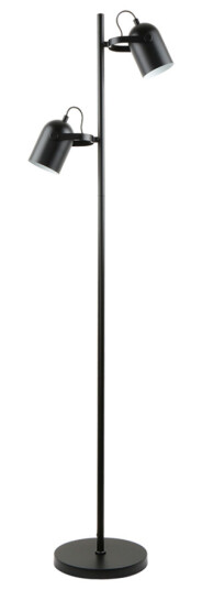 Dallas Gulvlampe 2 Svart