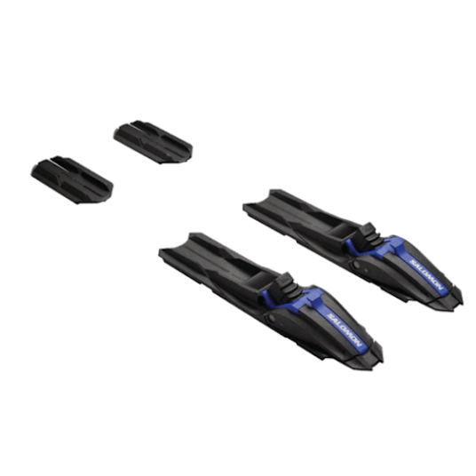 Salomon Shift Equipe Skate Black / Race Blue OS