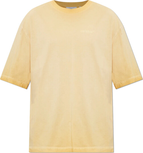 Off White Herre Topper Oransje 2XL,