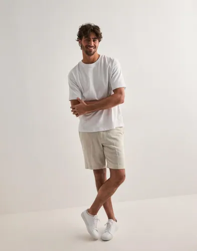 Selected Homme Slhregular Leroy Sun Shorts Linshorts Beige