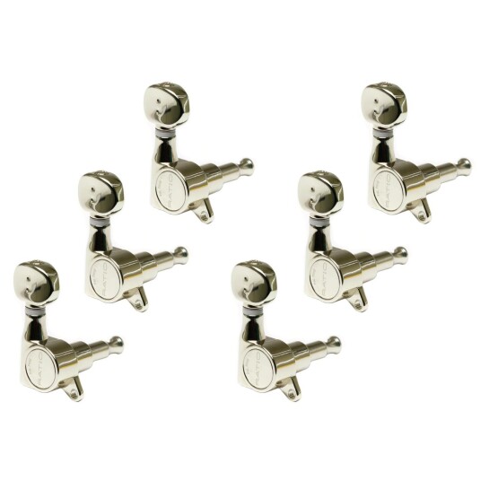 Graph Tech Prn-4731-N0 Ratio Electric Guitar Machine Heads Left - Nickel
