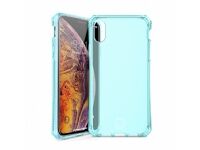 ITSKINS Spectrum Clear - Baksidedeksel for mobiltelefon - Impacthane - lys blå - for Apple iPhone XS Max