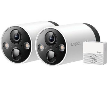 TP-Link Tapo C420S2 2K QHD Trådløst Overvåkningskamera System Hvit TP-Link Tapo C420S2 2K QHD Trådløst Overvåkningskamera System Hvit