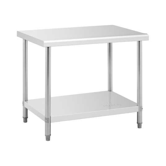 Royal Catering Arbeidsbenk i rustfritt stål - 100 x 70 cm - 95 kg 10011096