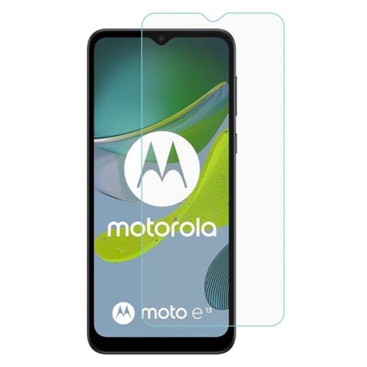 INCOVER Motorola Moto E13 Herdet Glass Skjermbeskytter - Case Friendly - Gjennomsiktig