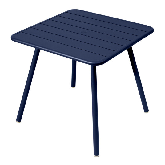 Fermob Luxembourg Table 80x80 cm Deep Blue 92