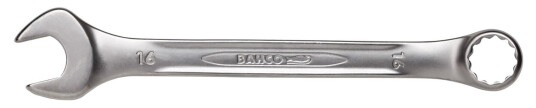 Bahco 111M 38 mm Ringgaffelnøkkel i Rustfritt Stål med Krom Finish Bahco 111M 38 mm Ringgaffelnøkkel i Rustfritt Stål med Krom Finish