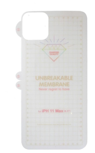 INCOVER iPhone 11 Pro Max Fleksibel Skjermbeskytter for Baksiden