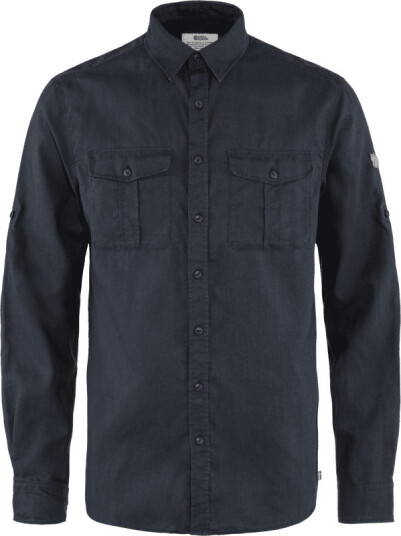 Fjellreven Men's Övik Travel Long Sleeved Shirt Blå L Man Fjellreven Men's Övik Travel Long Sleeved Shirt Blå L Man