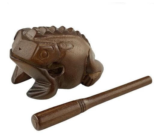 Meinl Frog-M Wooden Frog, Medium, Brun Meinl Frog-M Wooden Frog, Medium, Brun