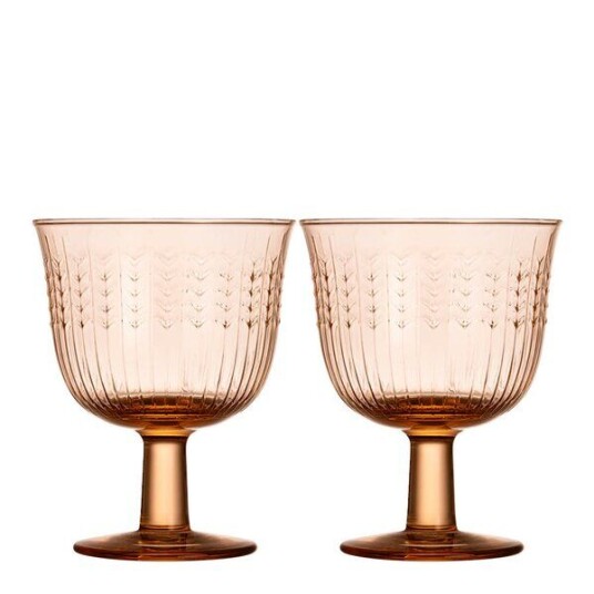 Rörstrand Swedish Grace glass m/stett 25 cl 2 stk Jubilee
