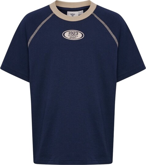 Hummel T skjorte   HmlTimmi   Raglan   Dress Blues   Hummel   12 år (152)   T skjorte Beige Brun Marineblå