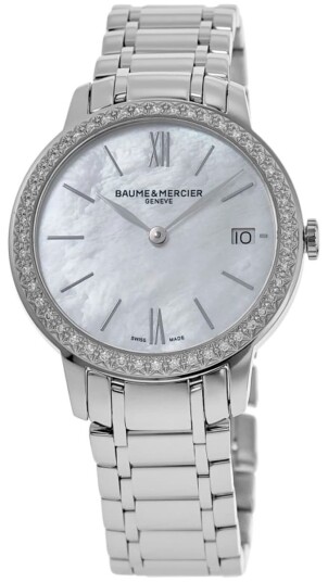 Baume & Mercier Dameklokke M0A10478 Classima Hvit/Stål Ø31 mm