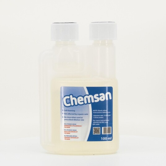 Chemisphere Chemsan 100ml skummende syreholdig skyllemiddel