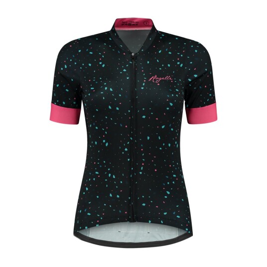 Rogelli Terrazzo Kortermet Trøye til kvinner Blå / Rosa Rogelli Terrazzo Kortermet Trøye til kvinner Blå / Rosa