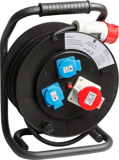 Unite Kabeltrommel 20 m (3x CEE) 400 v Unite Kabeltrommel 20 m (3x CEE) 400 v